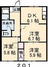 リベラUの間取り画像
