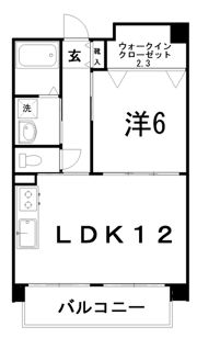 マリベールTanouchiⅠ番館の間取り画像