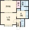 パレス榎本の間取り画像