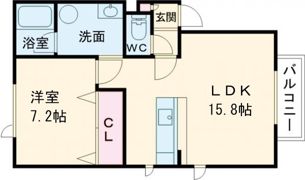 YUTAKAⅠの間取り画像