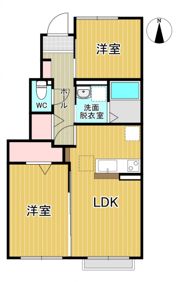 モンターニュ Kの間取り画像