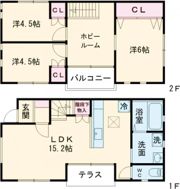 サンフレールBの間取り画像