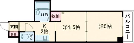 グローリー元町の間取り画像