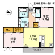 アルベロ ディ エノキの間取り画像