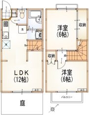ガーデンタウン桜ヶ丘1号館の間取り画像