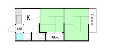 藤崎ハイツの間取り画像