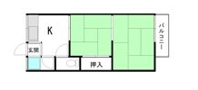 藤崎ハイツの間取り画像