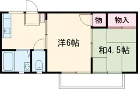 福正ハイツC(2DK)の間取り画像