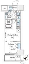 パークアクシス横浜伊勢佐木町通りの間取り画像