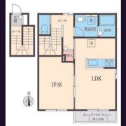 (新築)川越市上戸アパートの間取り画像