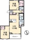シャーメゾンサンフォレスト A棟の間取り画像