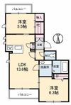 ヴァンルースの間取り画像