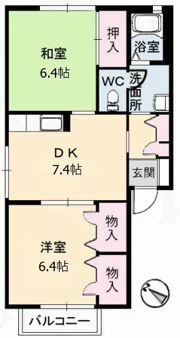 ツインピア A棟の間取り画像