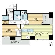 シティタワー上野池之端の間取り画像