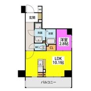Nudgeone.香椎駅前の間取り画像