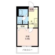 リクエルフラットの間取り画像