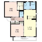 トレアモーレ Cの間取り画像