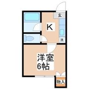 コートパレス千代田の間取り画像