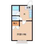 コートパレス千代田の間取り画像