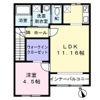 A’s大河原の間取り画像