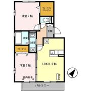ジョイアポスト Aの間取り画像