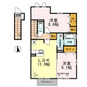 アンジュ Bの間取り画像