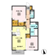 ロマージュ神栖の間取り画像