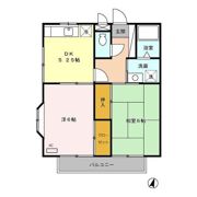 ハイネス大嶋の間取り画像