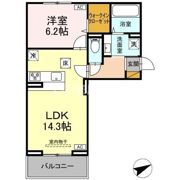 ハナミズキ B棟の間取り画像