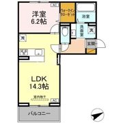 ハナミズキ B棟の間取り画像
