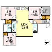セレスティア一之江の間取り画像
