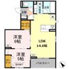 シャルムコートの間取り画像