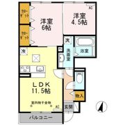 フロンテ アサヒの間取り画像