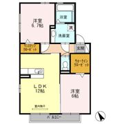 ガーネット幸の間取り画像