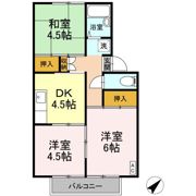 プレジールみよしの間取り画像