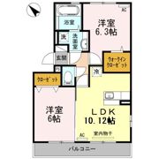 ライジングサン西宮 A棟の間取り画像