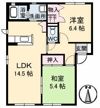 シャトーグリーンB棟の間取り画像