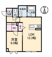テラ高柳 Ⅱの間取り画像
