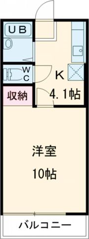 コーポ新町の間取り画像