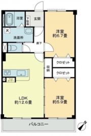 フォブール中村の間取り画像