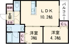 GlanZ 六ツ門の間取り画像