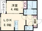 GlanZ 六ツ門の間取り画像