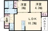 GlanZ 六ツ門の間取り画像