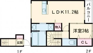 Brise HIMEJI HIGASHIの間取り画像