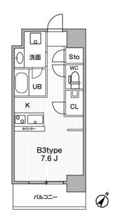 JMFResidence町田の間取り画像