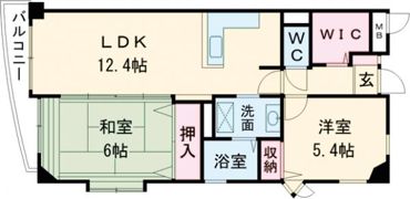 ミラベル嵐が丘の間取り画像