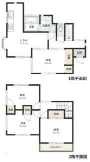 HB－solana 空のあかり結の家の間取り画像