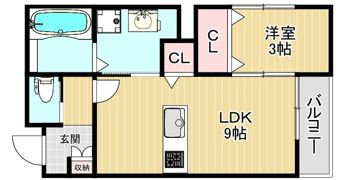 QHOUSE桑原の間取り画像