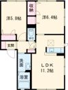 プレフェランスの間取り画像