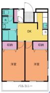 ハイツサンモールの間取り画像